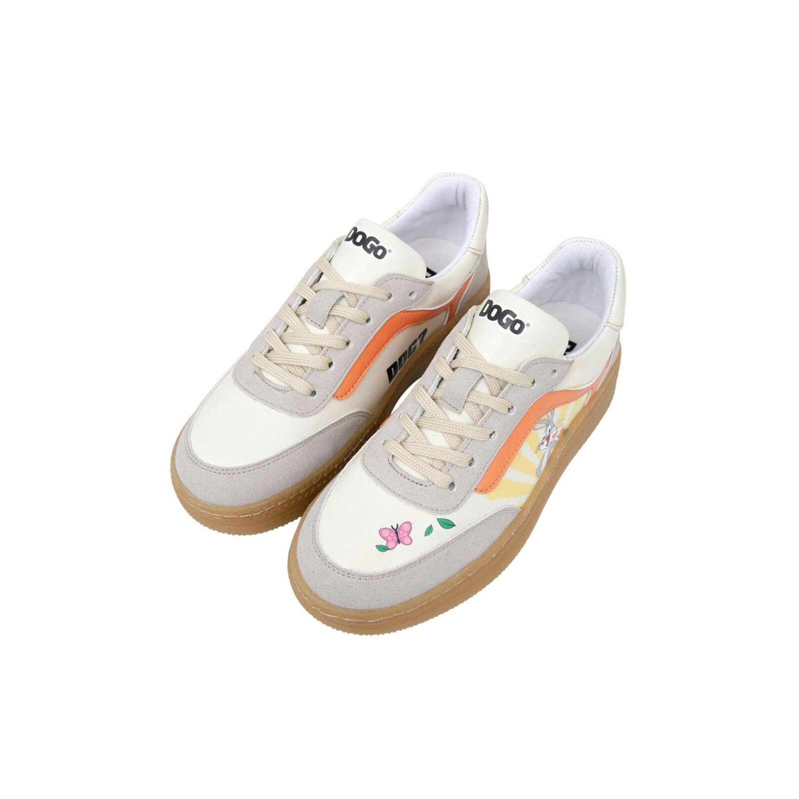 DOGO Monet Low-Top Sneaker Hop Into Nature Damen Sneaker Sneaker Handgefertigt