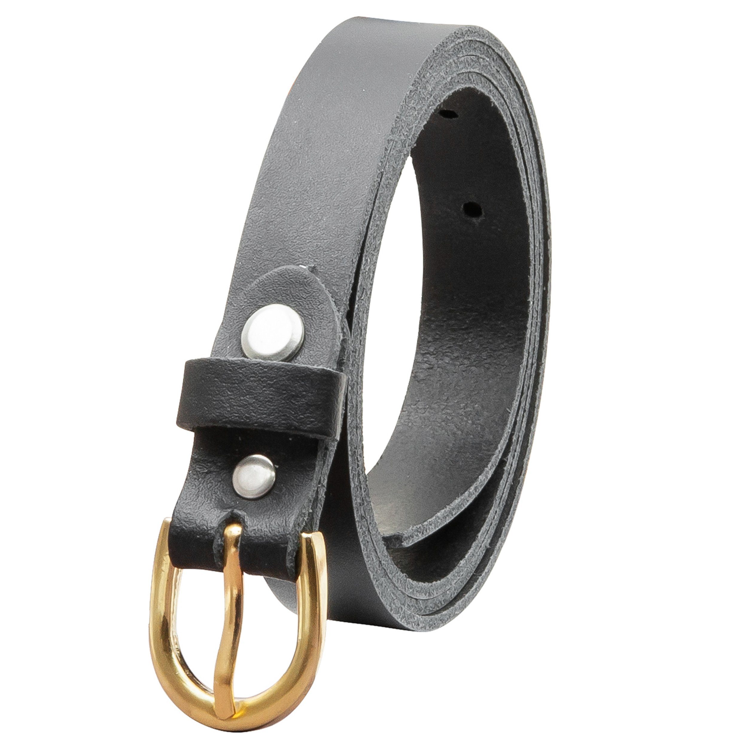 COLOGNEBELT Ledergürtel OM110-SL-Schwarz MADE IN GERMANY, günstig online kaufen