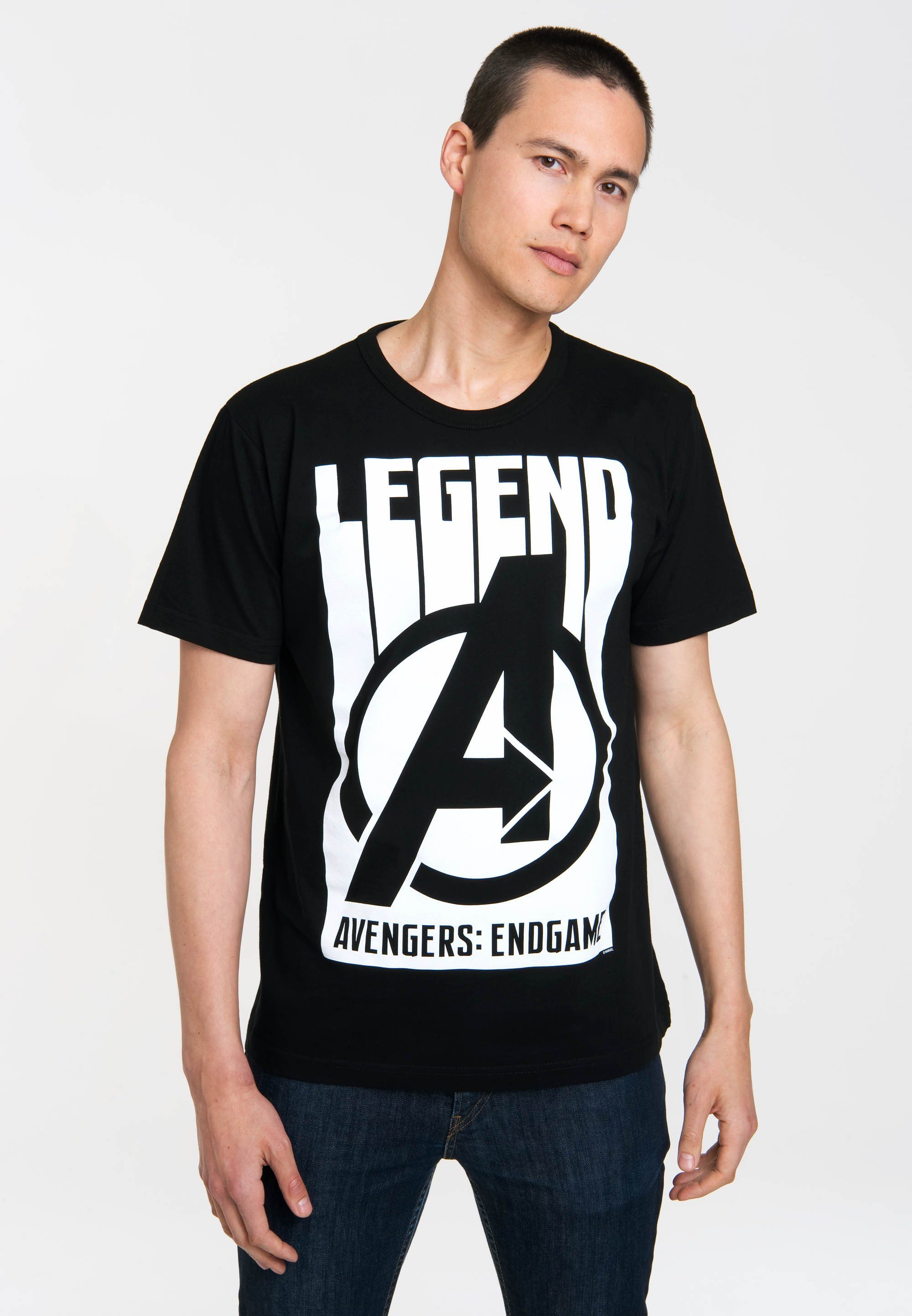 LOGOSHIRT T-Shirt Marvel - Avengers Avengers Legend Endgame mit Endgame-Print