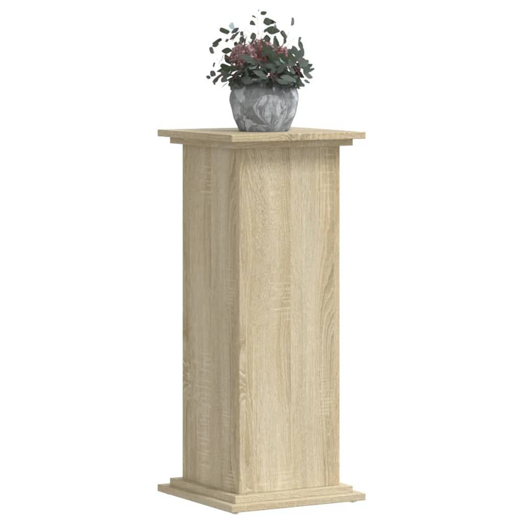 vidaXL Blumenständer Pflanzenständer Sonoma-Eiche 33x33x80 cm Holzwerkstoff günstig online kaufen