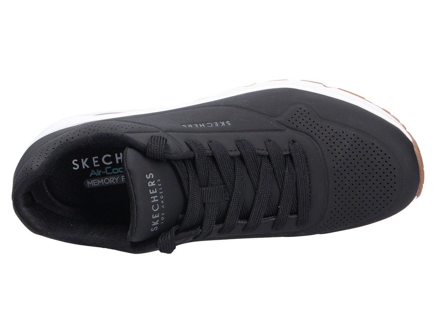 Skechers Sneaker / Schnitt weiß schwarz Modischer