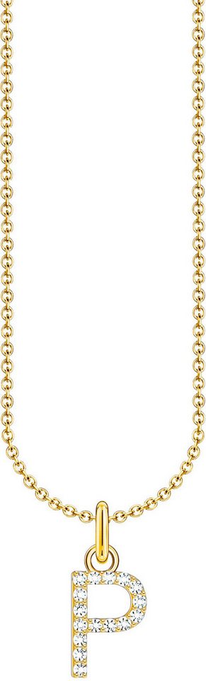 THOMAS SABO Kette mit Anhänger Buchstab... THOMAS SABO Kette mit Anhänger Buchstab...