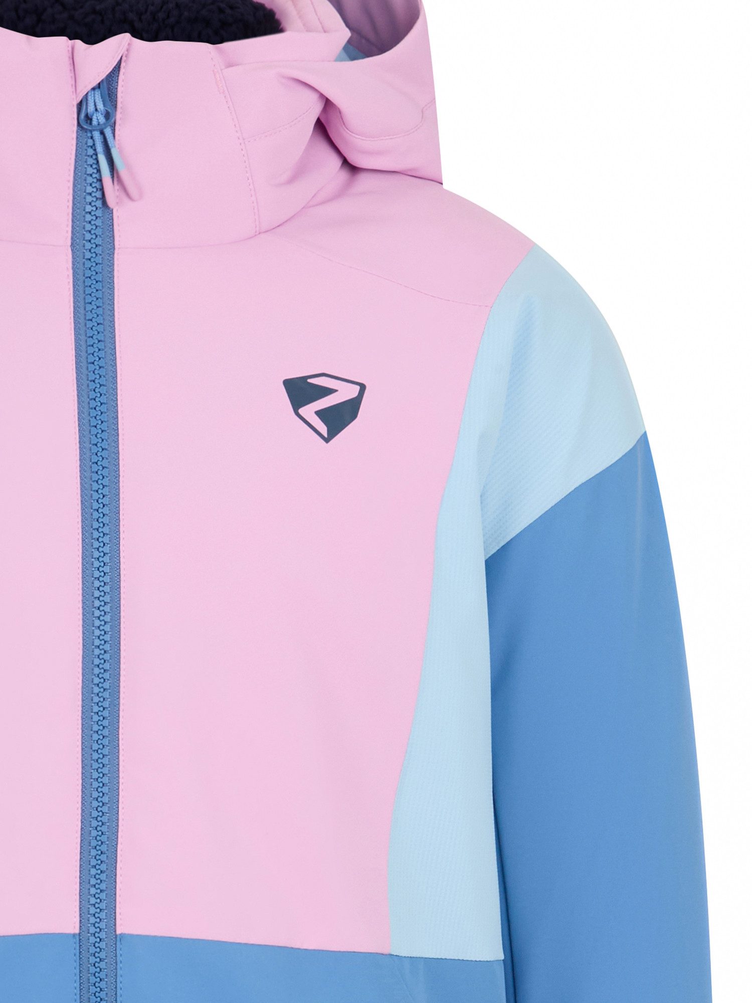 Ziener Skijacke ABBE-Z AQUASHIELD® JUNIOR wasser- u. winddicht, atmungsaktiv, warm, reflektierende Elemente – Bild 3 von 3