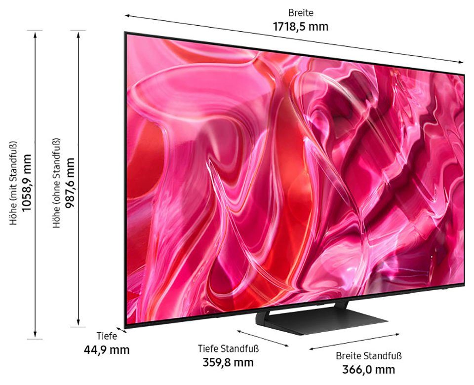 Smart-TV) Zoll, (195 GQ77S90CAT OLED-Fernseher cm/77 Samsung