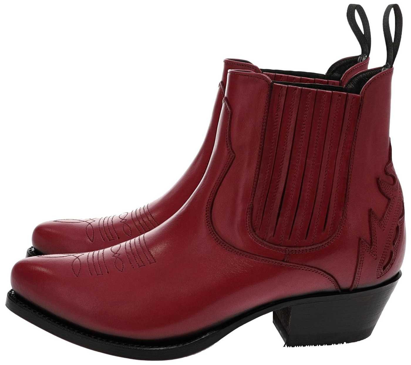 Mayura Boots 2487 Rojo Damen Westernstiefelette Rot Westernstiefelette