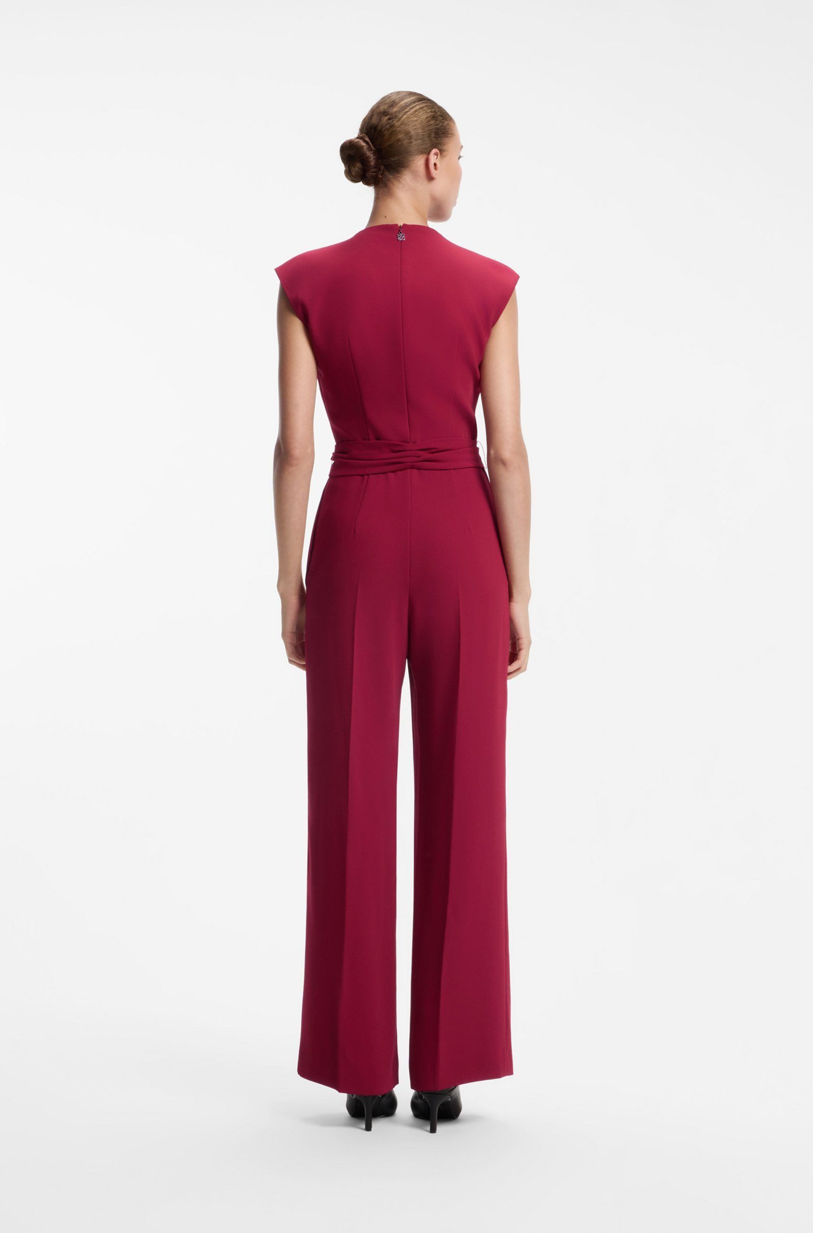 HUGO Jumpsuit Kathalia mit Bindegürtel (1-tlg)