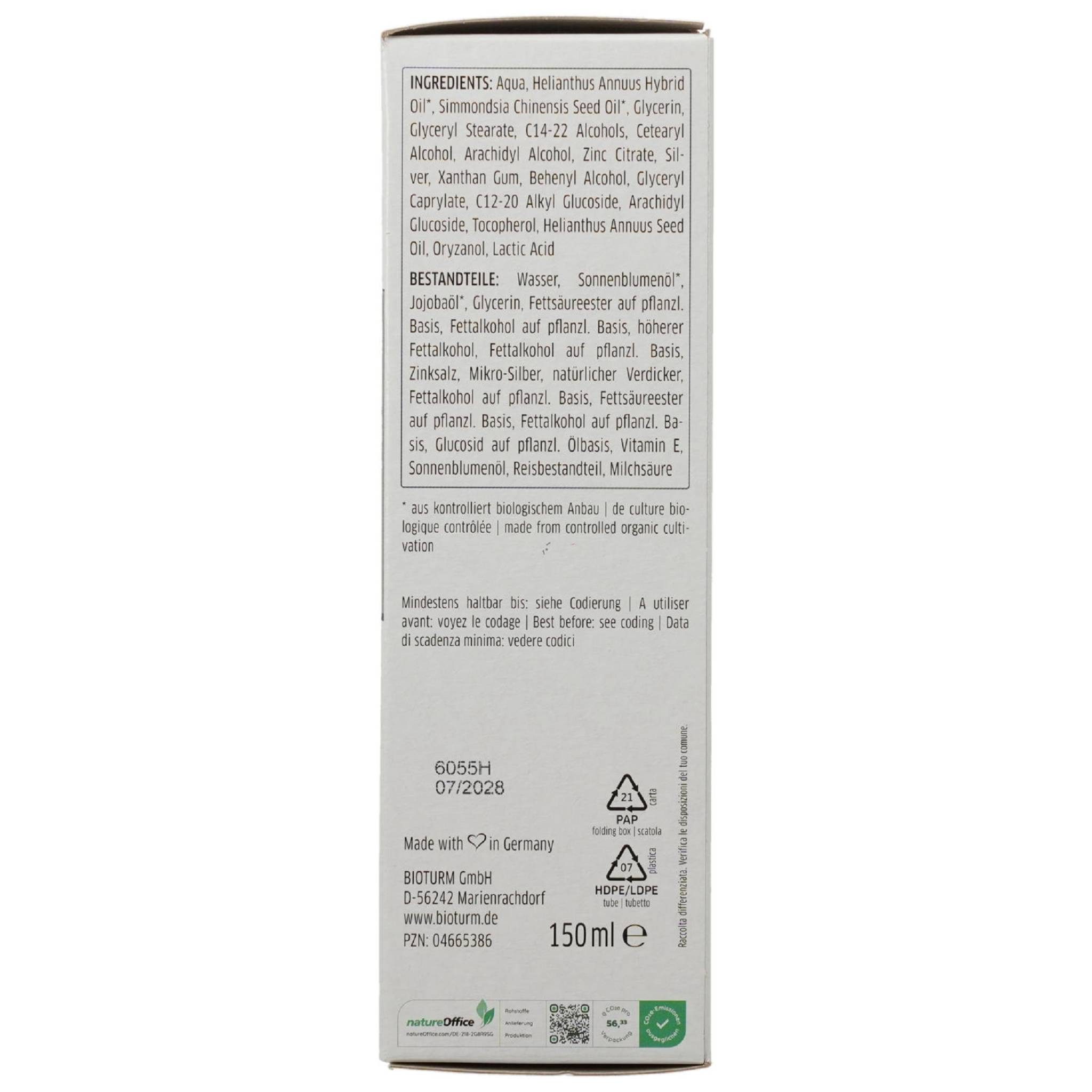Bioturm Hautcreme BIOTURM Silber-Lotion Nr.36