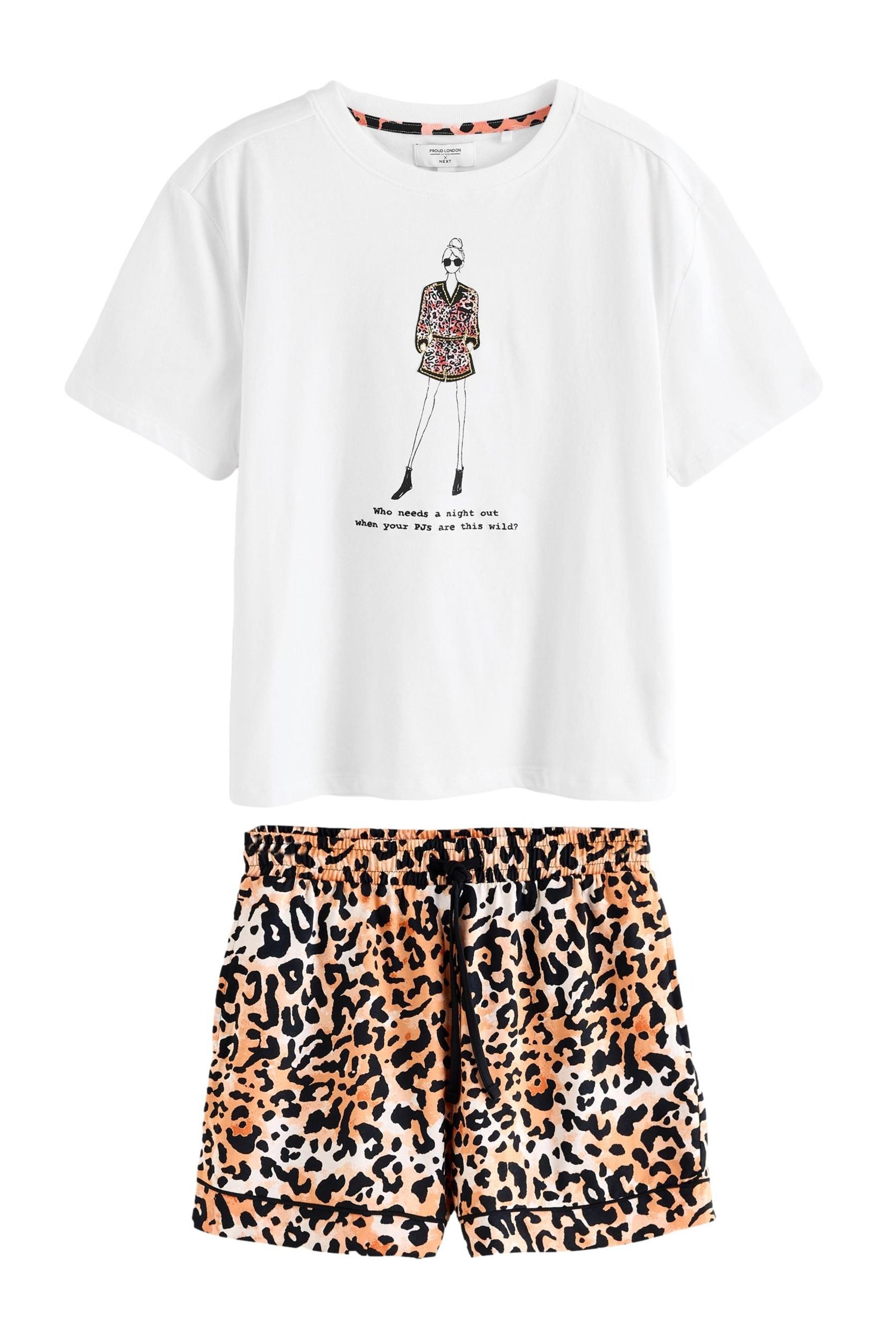 Next Pyjama Shorts-Schlafanzug aus 100 % Baumwolle günstig online kaufen