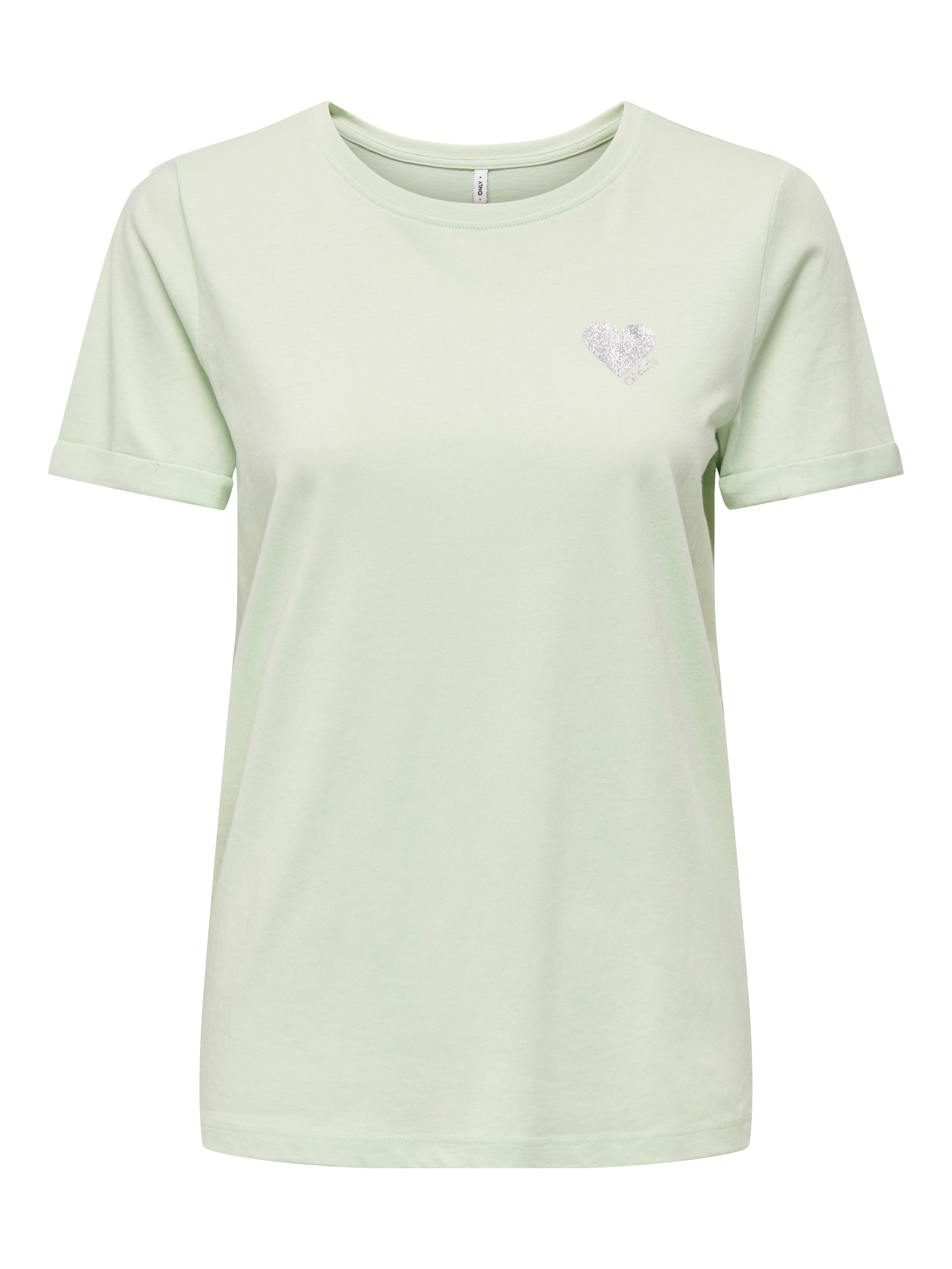ONLY Kurzarmshirt ONLKITA LIFE S/S TOP NOOS regular fit, casual, Single Jersey, Baumwolle, Rundhals