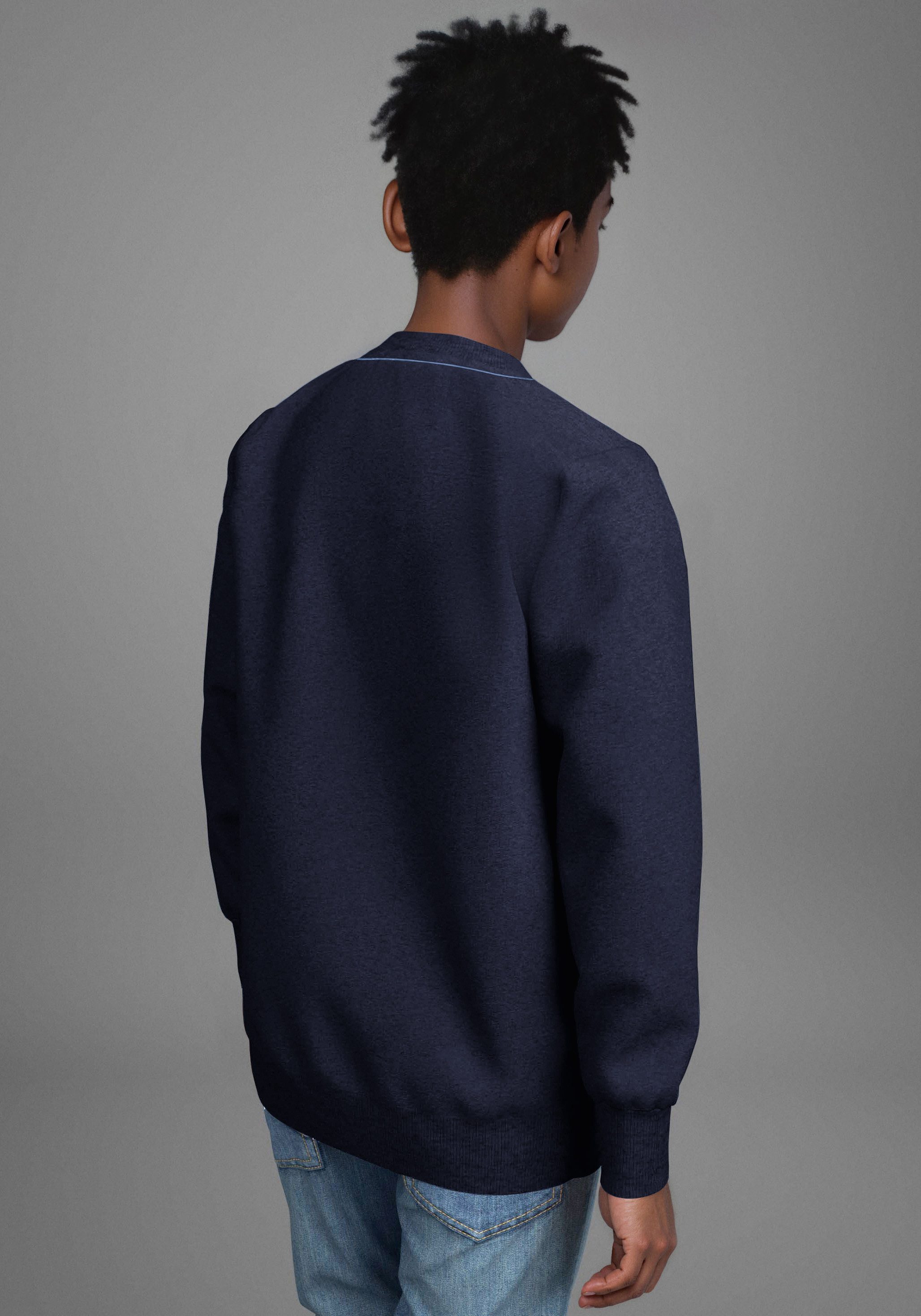 KIDSWORLD Sweatshirt Rundhals Sweatshirt Basic Sweater