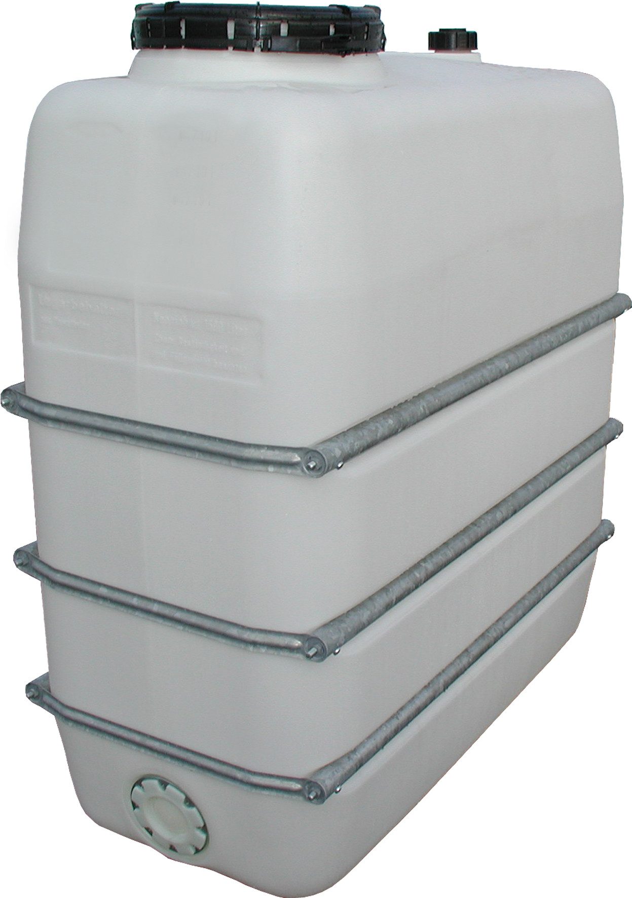 Graf Regentonne Raumspartank 1500 Liter natur aus lebensmittelechten PE, 1500 l