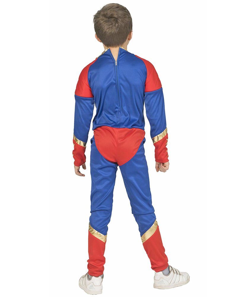 Kostüm Superboy Superhelden Film Kostüm für Jungen - Blau Rot