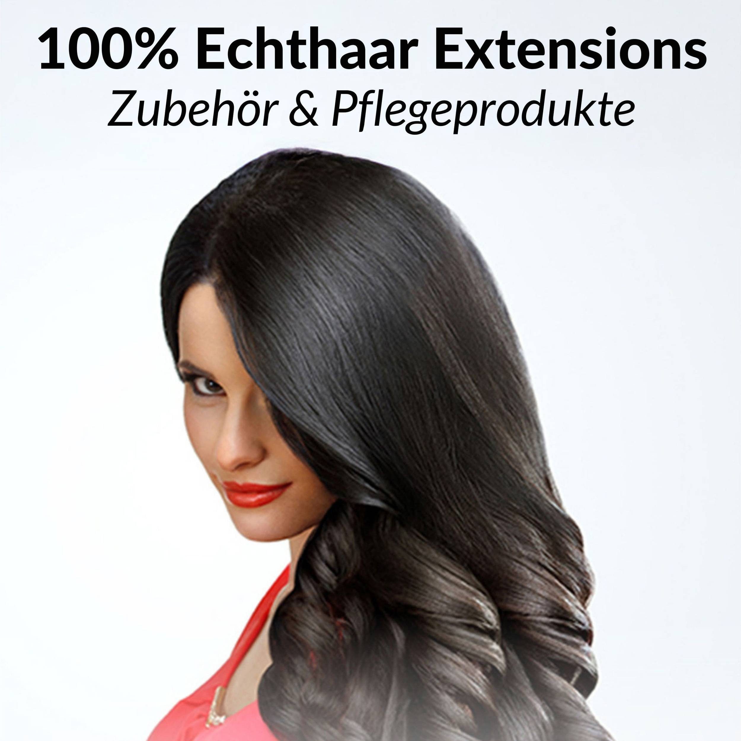 hair2heart Echthaar-Extension Bonding Extensions - glatt #4/0 Dunkelbraun 0.5g 30cm