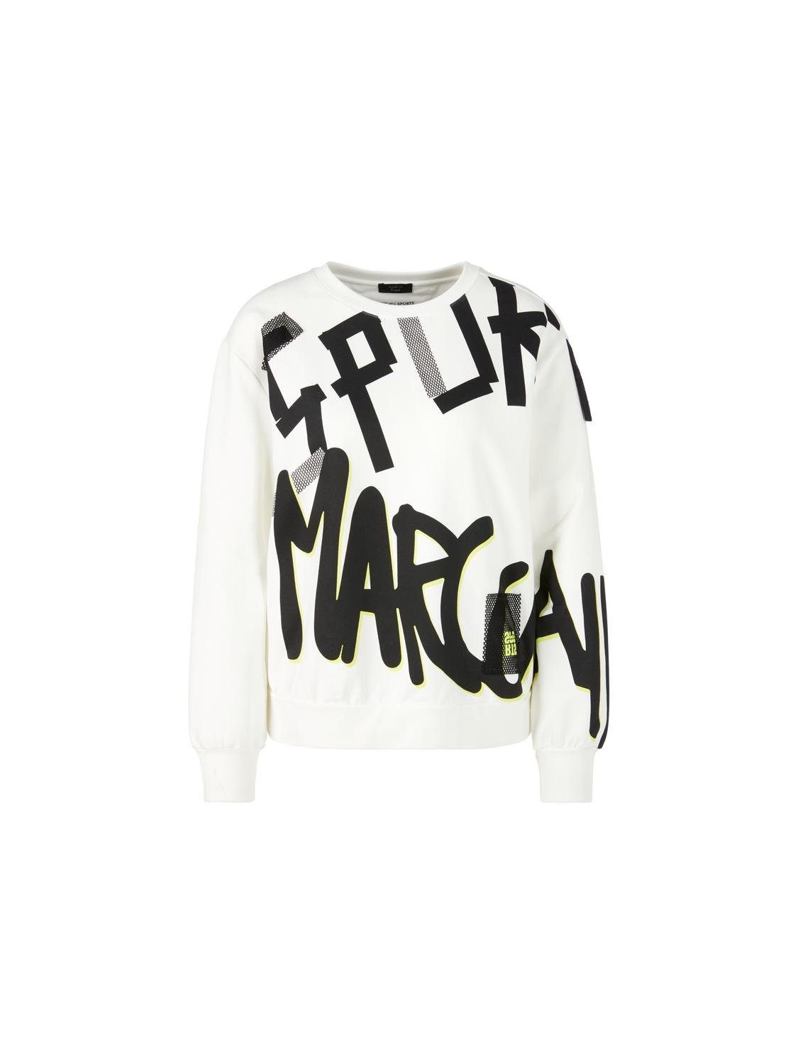 Marc Cain T-Shirt Sweat-Shirt, white and black