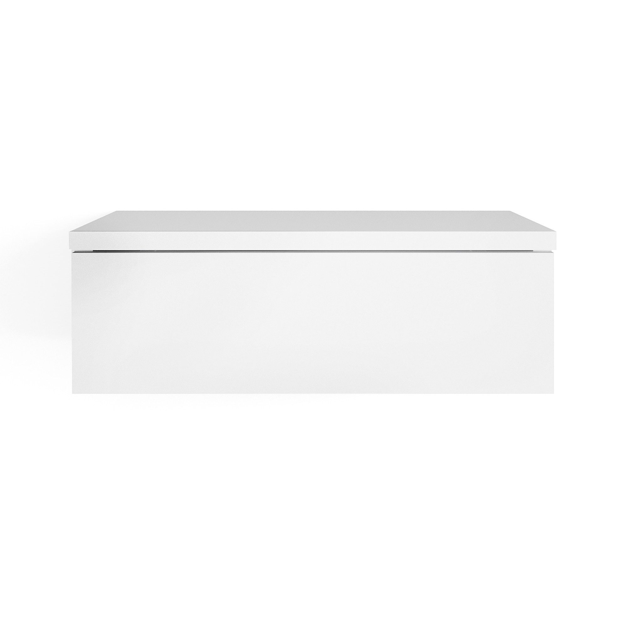 KOMTO Wandregal mit Schublade Monaco - Nachttisch Hängend Wandmontage, 1-tlg.