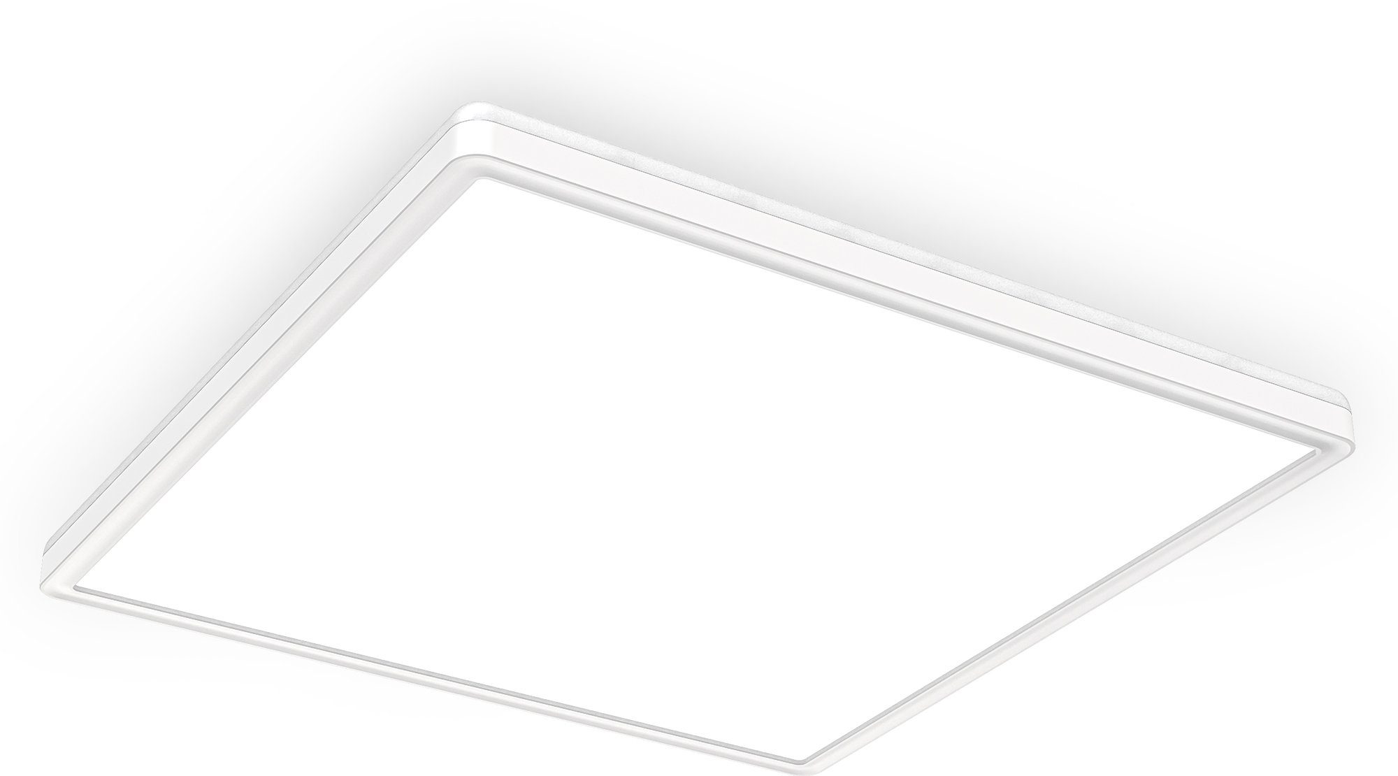 B.K.Licht Panel, indirektes integriert, Licht, neutralweiß Deckenleuchte, ultra-flach, Neutralweiß, dimmbar, fest LED
