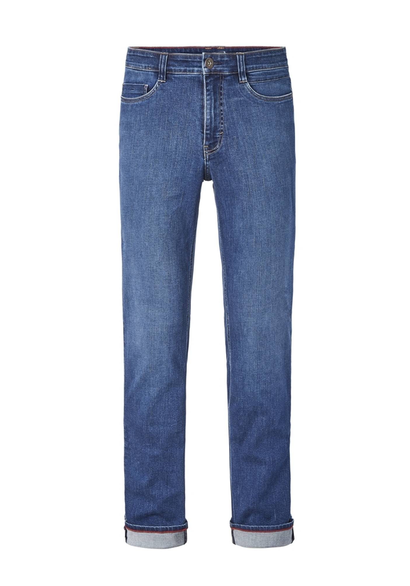 Paddock's 5-Pocket-Jeans Ranger (801412936000) Stretch blue dark stone + soft using(5426) | Straight-Fit Jeans
