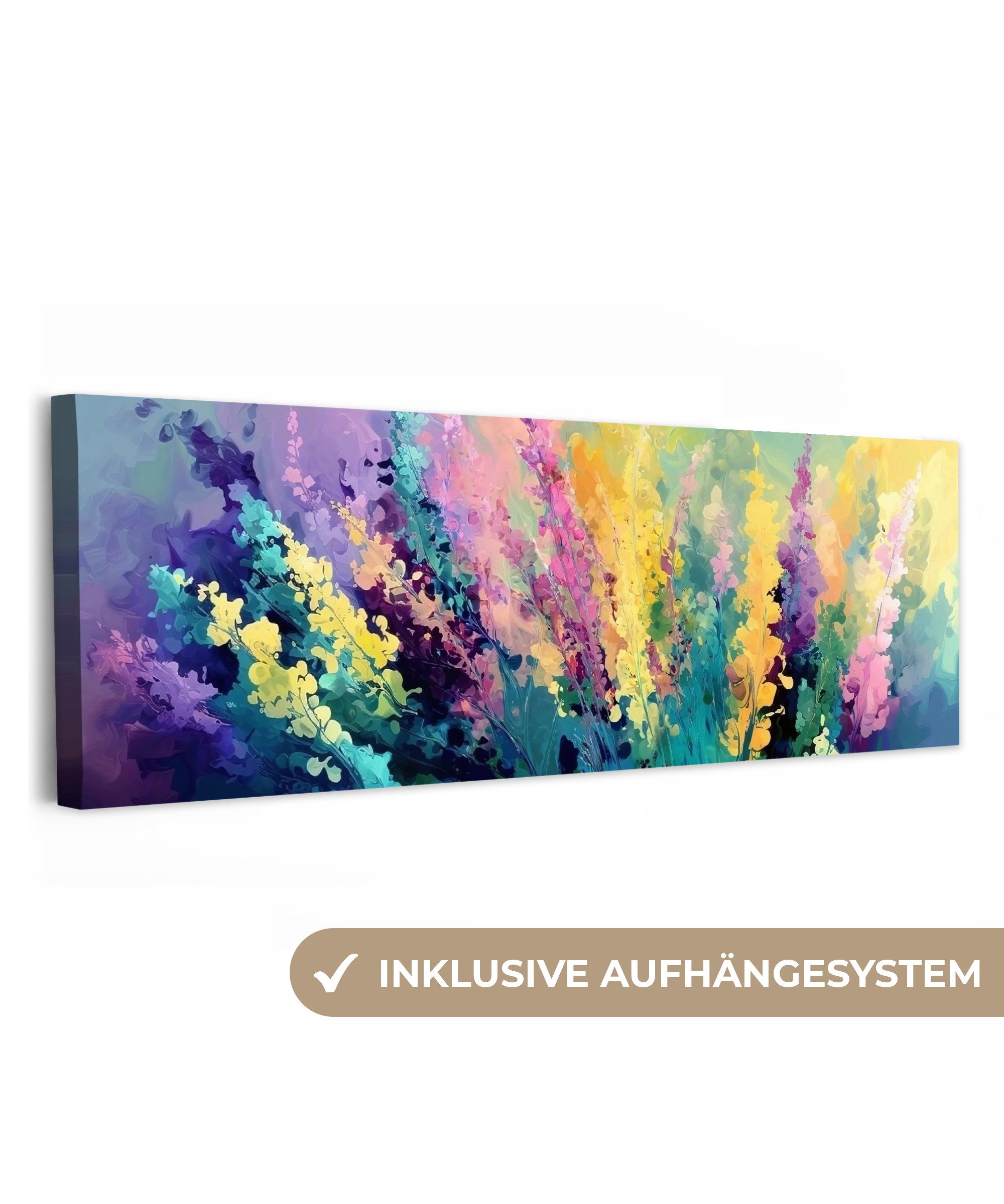 60x20 OneMillionCanvasses® Leinwandbild Panorama Verträumt - langgestreckte ...