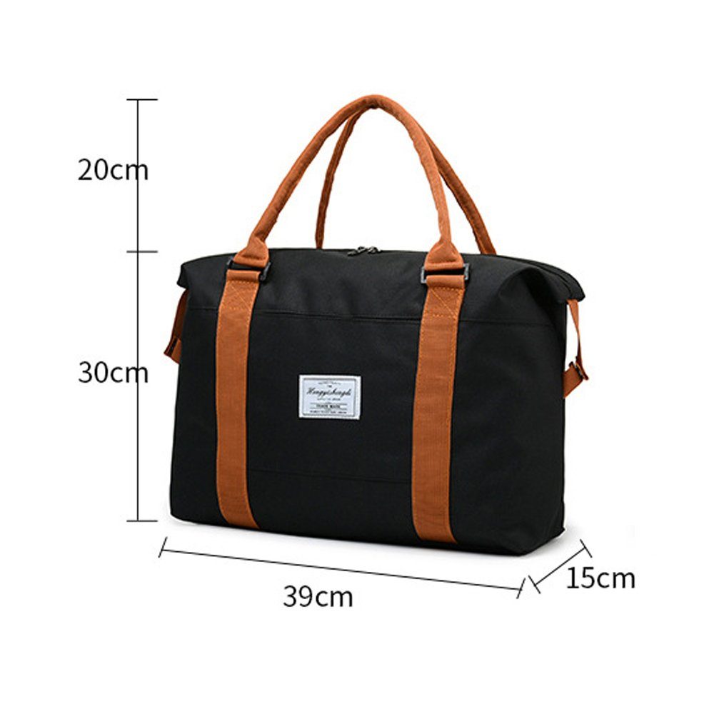 Sporttasche Wochenendtasche (1-tlg., Flugzeug), Schultertasche für Reise-Seesack AKKEE Männer für Frauen, geeignet Handgepäck Reisetasche Tragetasche Tasche