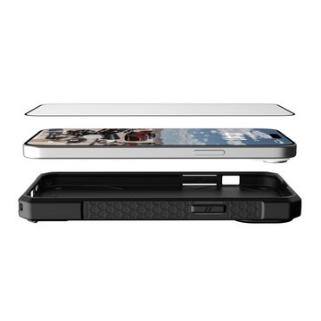 UAG Plus Tempered Glass für Apple iPhone 15 Plus, Displayschutzglas, [Zweifach gehärtetes Glas, Anti-Fingerabdruck, Inkl. Montagekit]