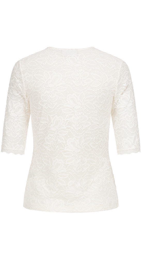 Nübler Dirndlbluse Trachtenbluse kurzarm Frieda in Creme von Nübler günstig online kaufen