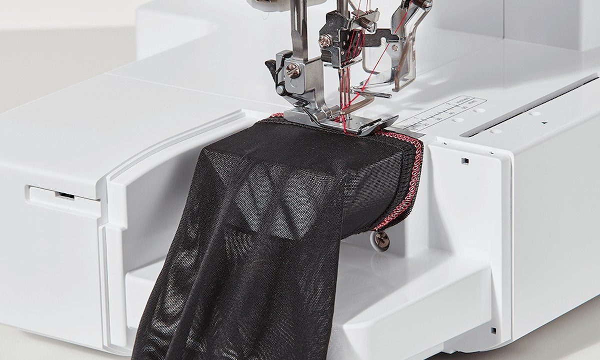 Brother Nähmaschine Brother CV3550 Coverstich, Automatisches Lösen der Fadenspannung, einfaches Einfädeln