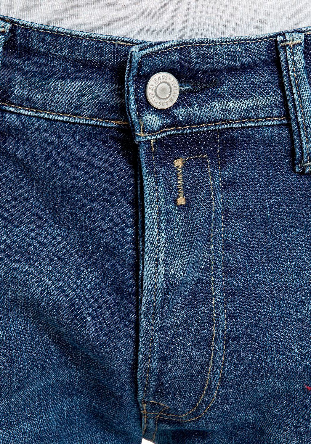Straight-Jeans Replay blue medium WILLBI