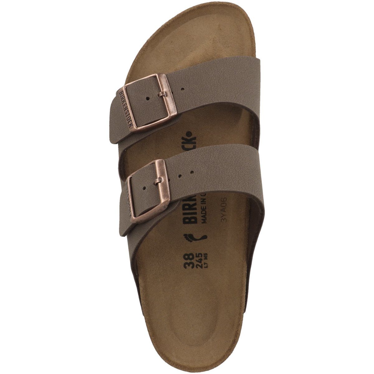 Birkenstock Arizona Birko-Flor Nubuk schmal Unisex Erwachsene Sandale Sandaletten, Sommerschuhe, Badeschuhe, Riemchen, Schlappen