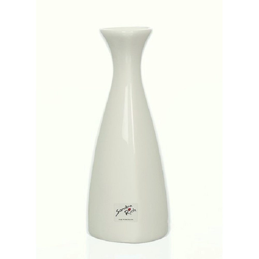 Sandra Rich Dekovase SANDRA RICH, Porzellan- VASE "TRIANGLE" 14cm. Vase Cre günstig online kaufen