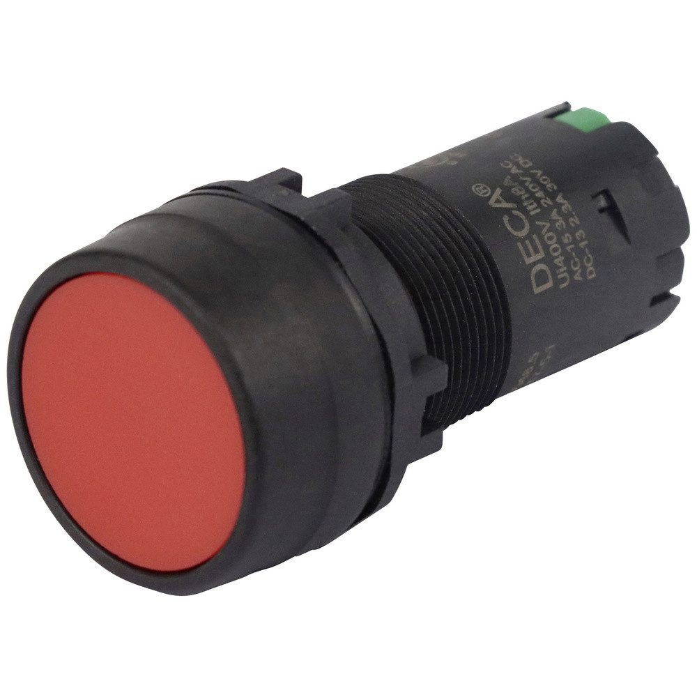 DECA Schalter DECA CP2B-M1E10R Druckschalter 400 V 8 A Rot tastend (L x B x H) 29.9 (CP2B-M1E10R)