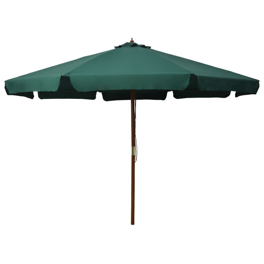 vidaXL Sonnenschirm Sonnenschirm mit Holzmast 330 günstig online kaufen