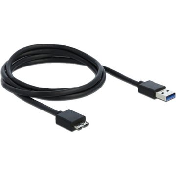 Delock Externer USB 3.0 Hub mit 4 Ports USB-Kabel