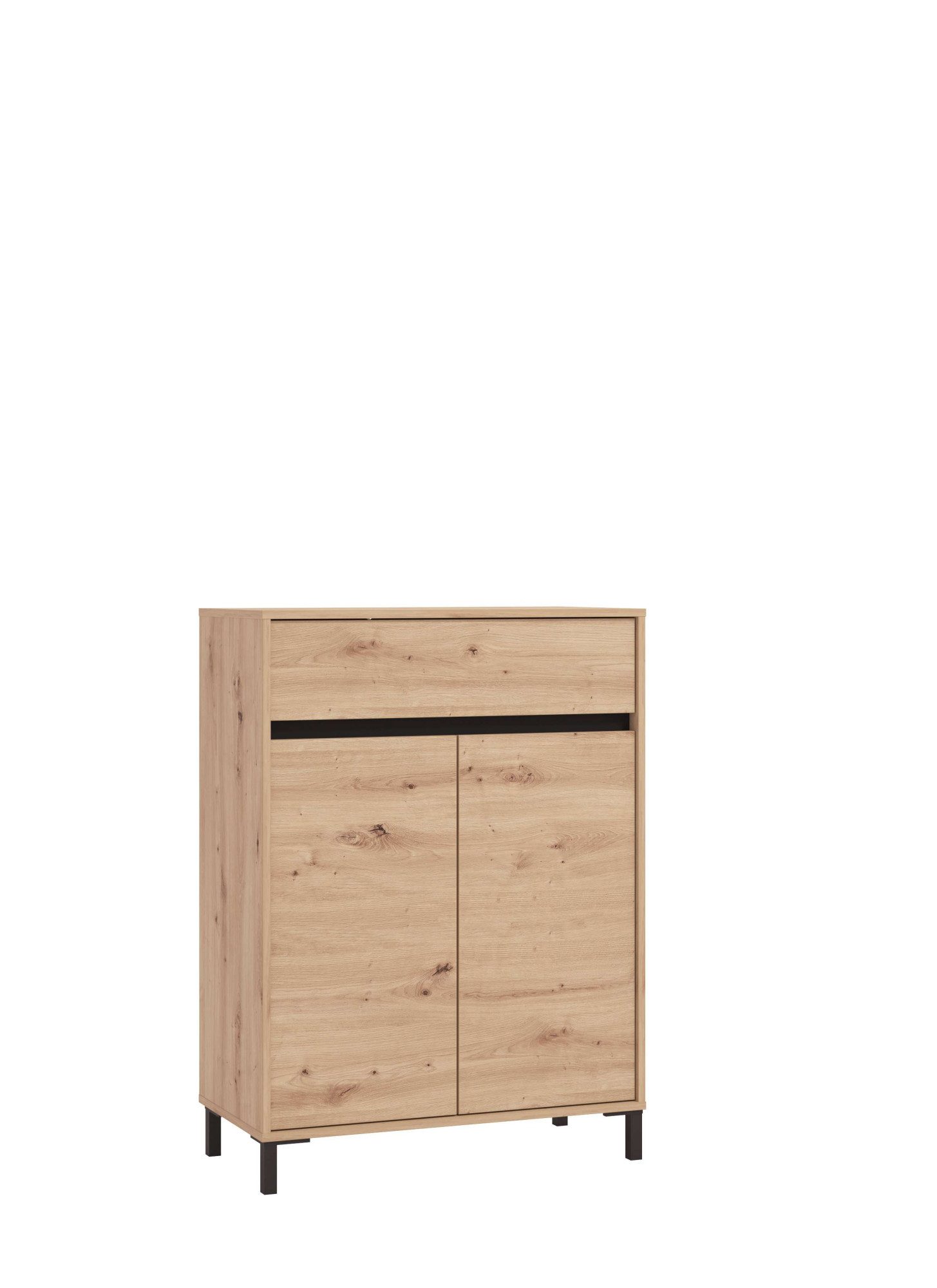 Home affaire Schuhkommode Flannan, Schuhregal, Schuhschrank, Gesamthöhe 109,5 cm, drei Regale und eine Schublade, Gesamtbreite 80 cm