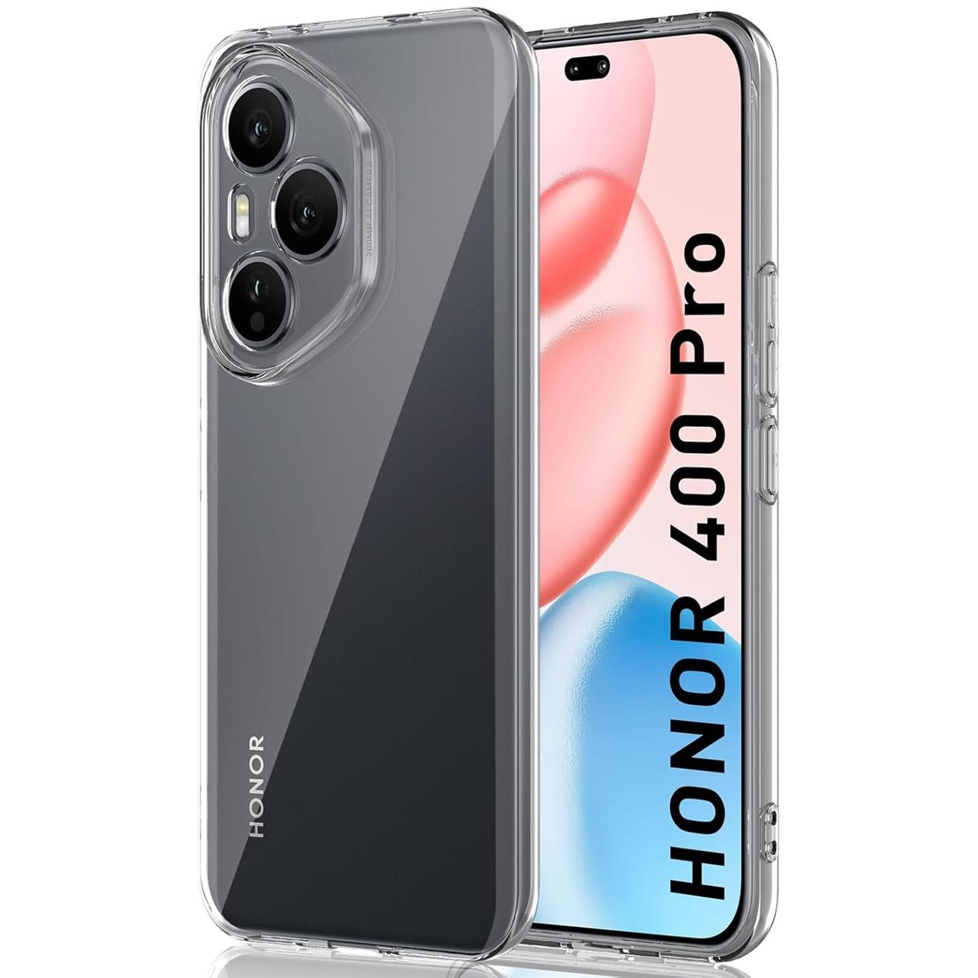 CoolGadget Handyhülle Transparent Ultra Slim Case für Honor 400 Pro 6,7 Zoll, Silikon Hülle Dünne Schutzhülle für Honor 400 Pro Hülle