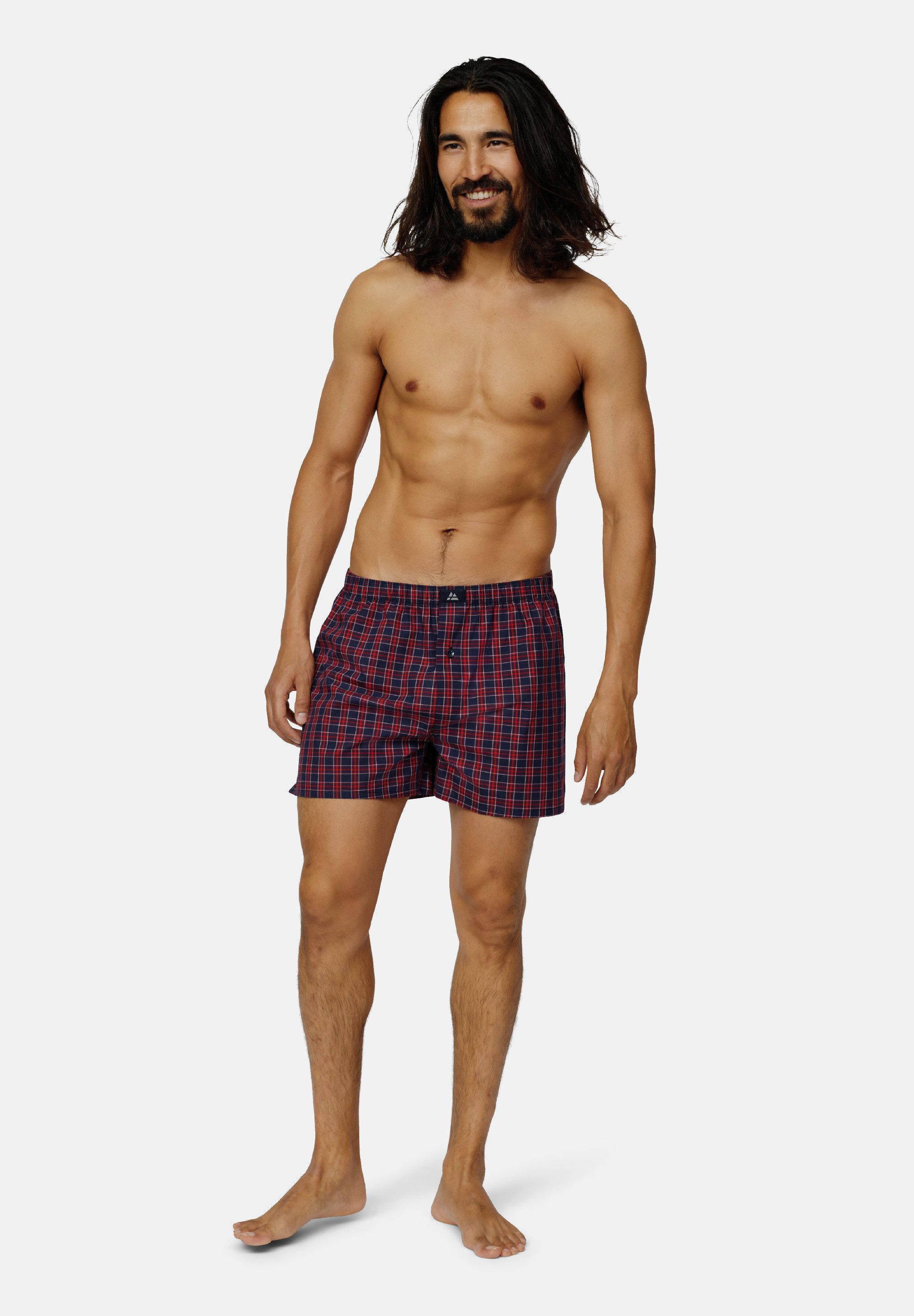 DANISH ENDURANCE Boxershorts Organic Woven Boxers (Packung, 6-St) 100% Baumwolle