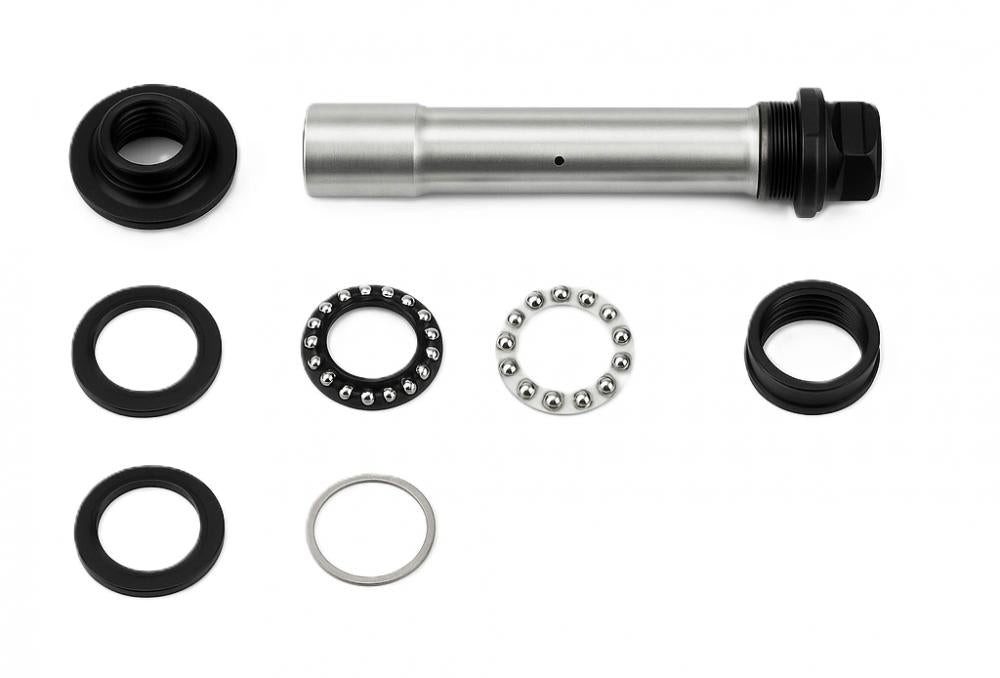 Shimano Vorderradnabe SHIMANO HOHLACHSE KOMPL. HB-MT400-B - präzise Ersatzachse für Vorderra