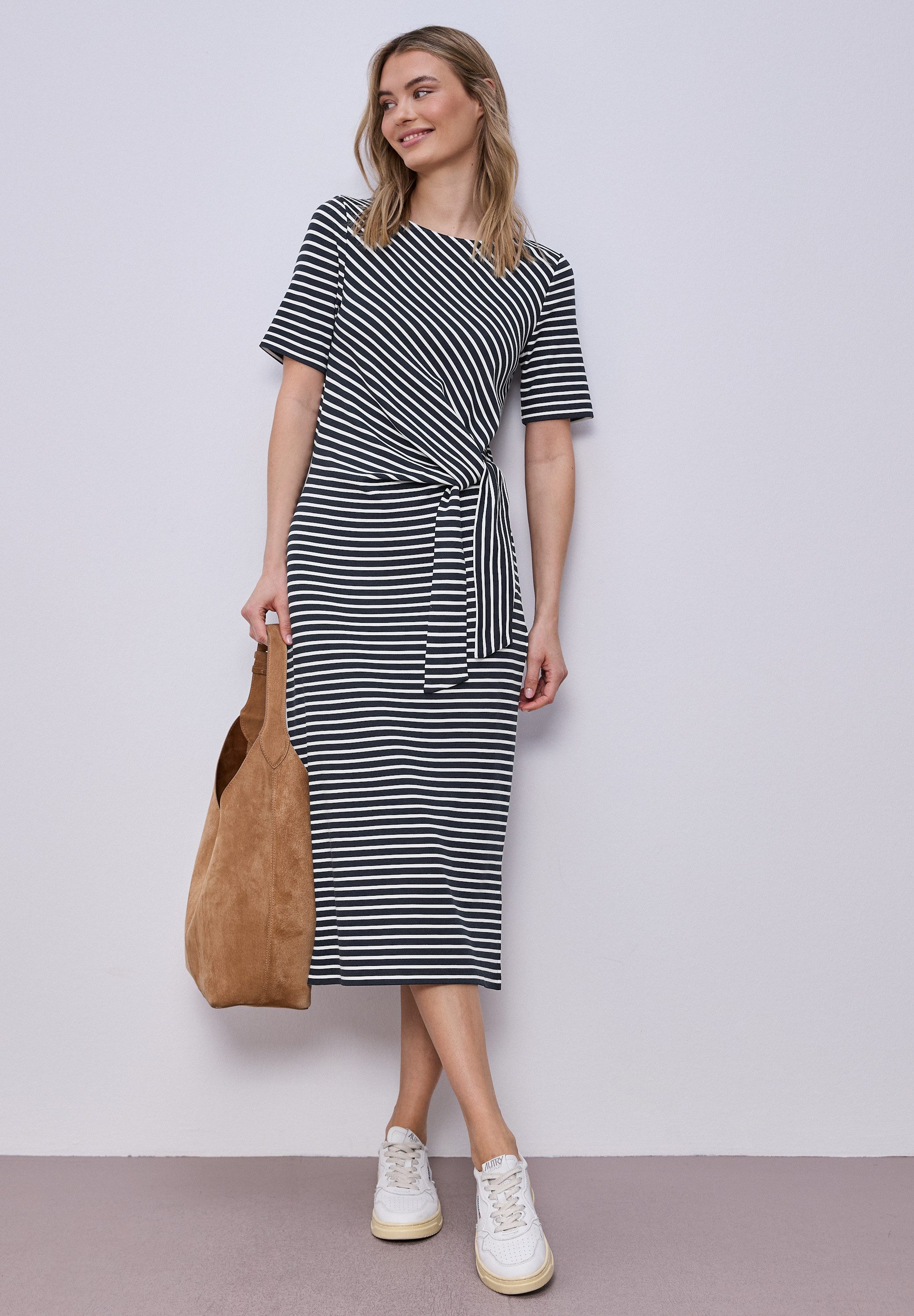 STREET ONE Jerseykleid mit Rundhalsausschnitt günstig online kaufen