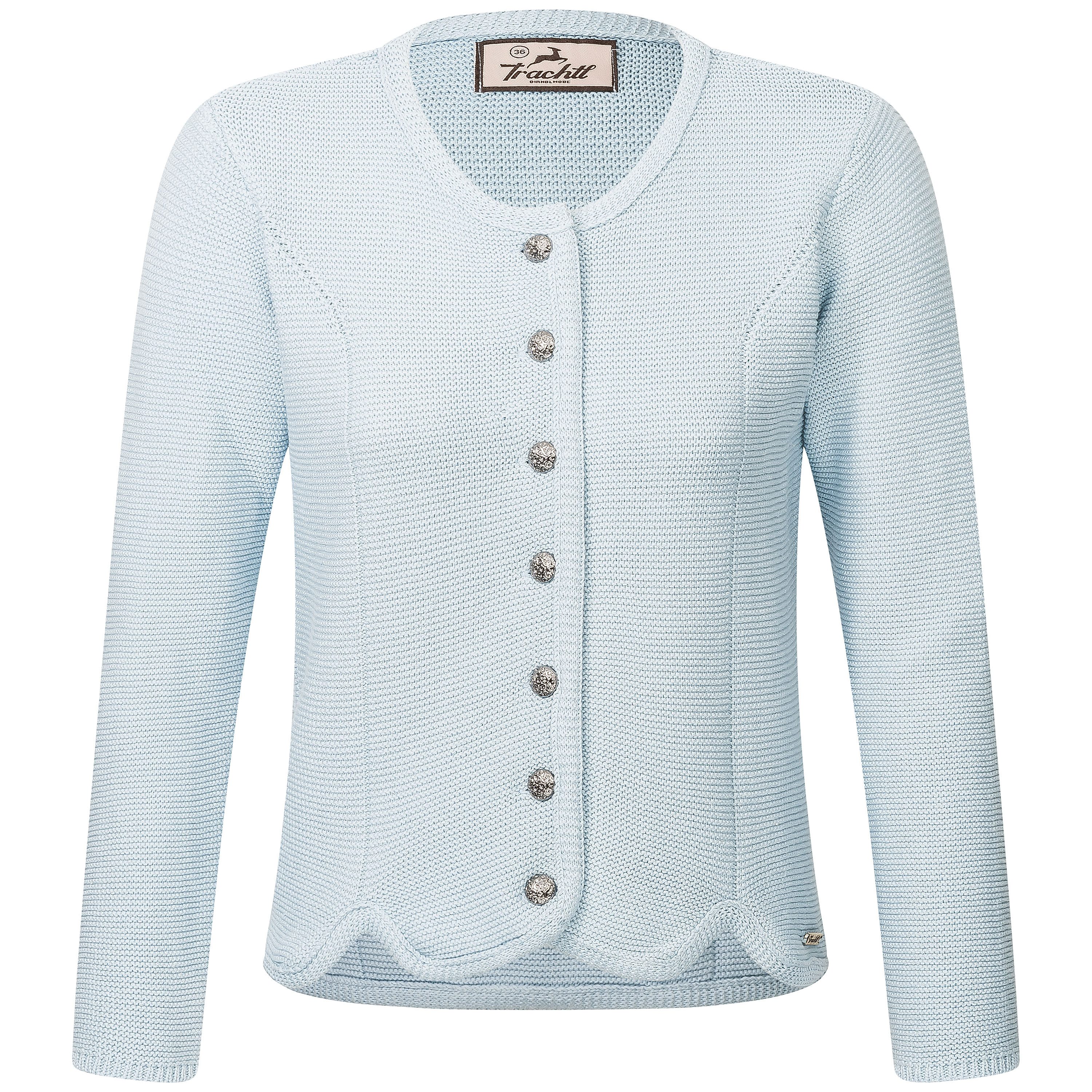 Trachtenjacke Trachtl Jacke - Trachtenjacke Damen in Hellblau