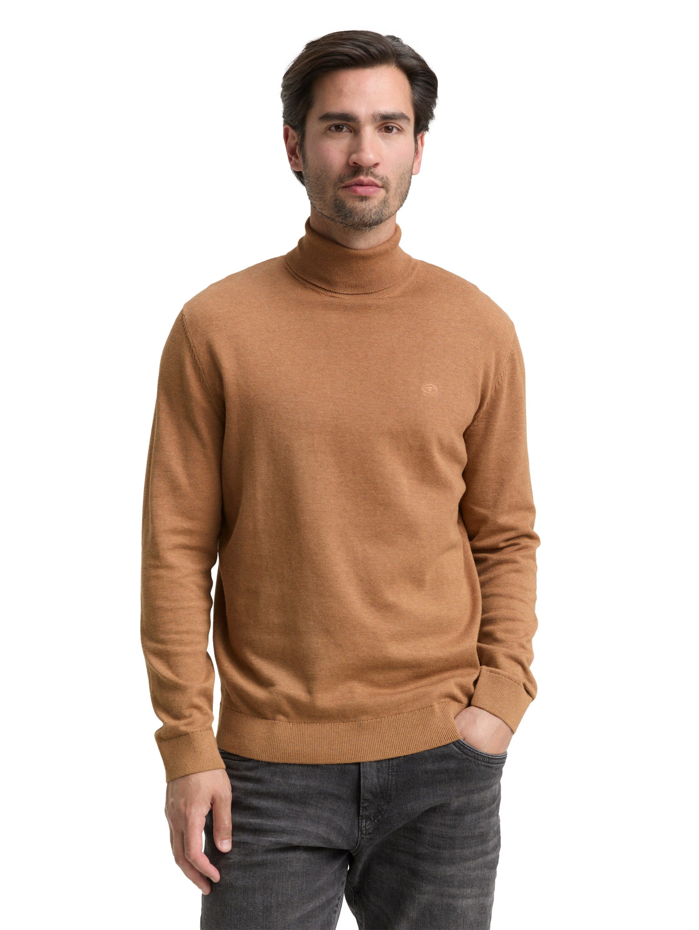 TOM TAILOR Rollkragenpullover im Strick-Design günstig online kaufen