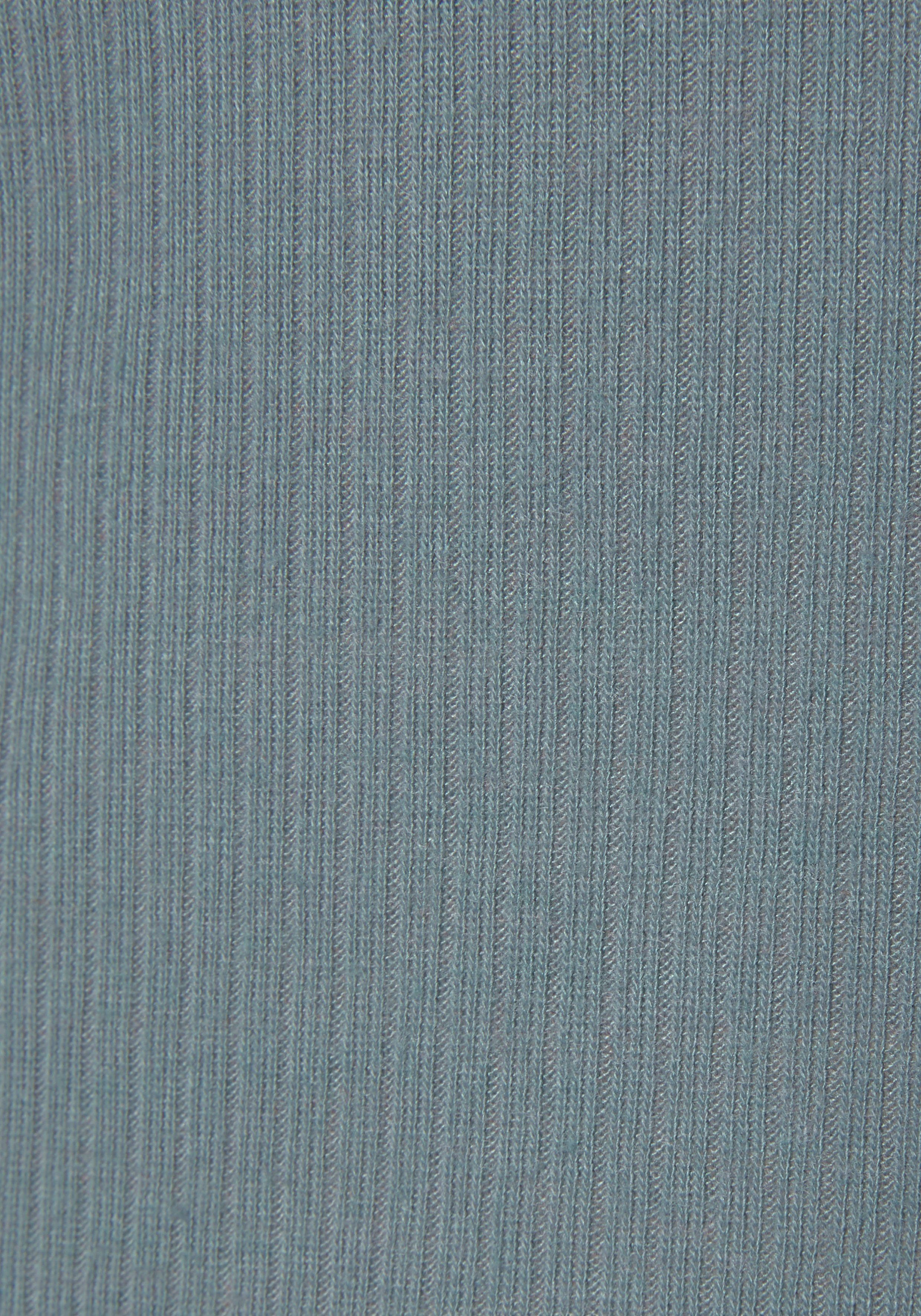 LASCANA Pyjamaoberteil aus Rippstrick
