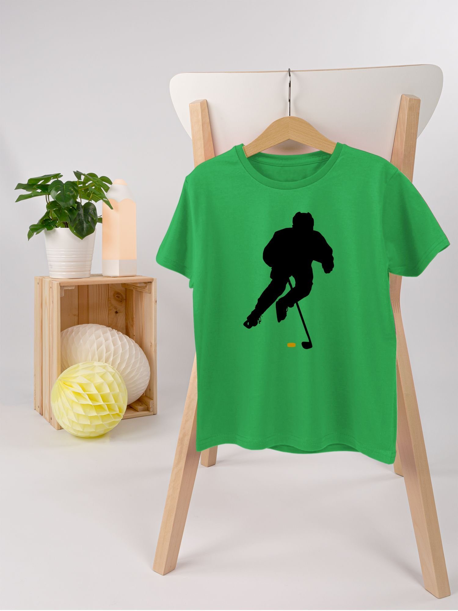 Shirtracer T-Shirt Eishockey Spieler (1-tlg) Kinder Sport Kleidung
