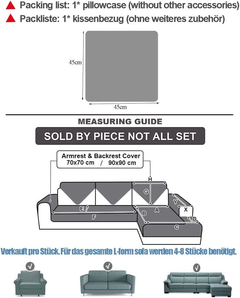 Coonoor Sofaschoner Sofaschoner Schlichtes, modernes Sofabezugs, dickes sof günstig online kaufen