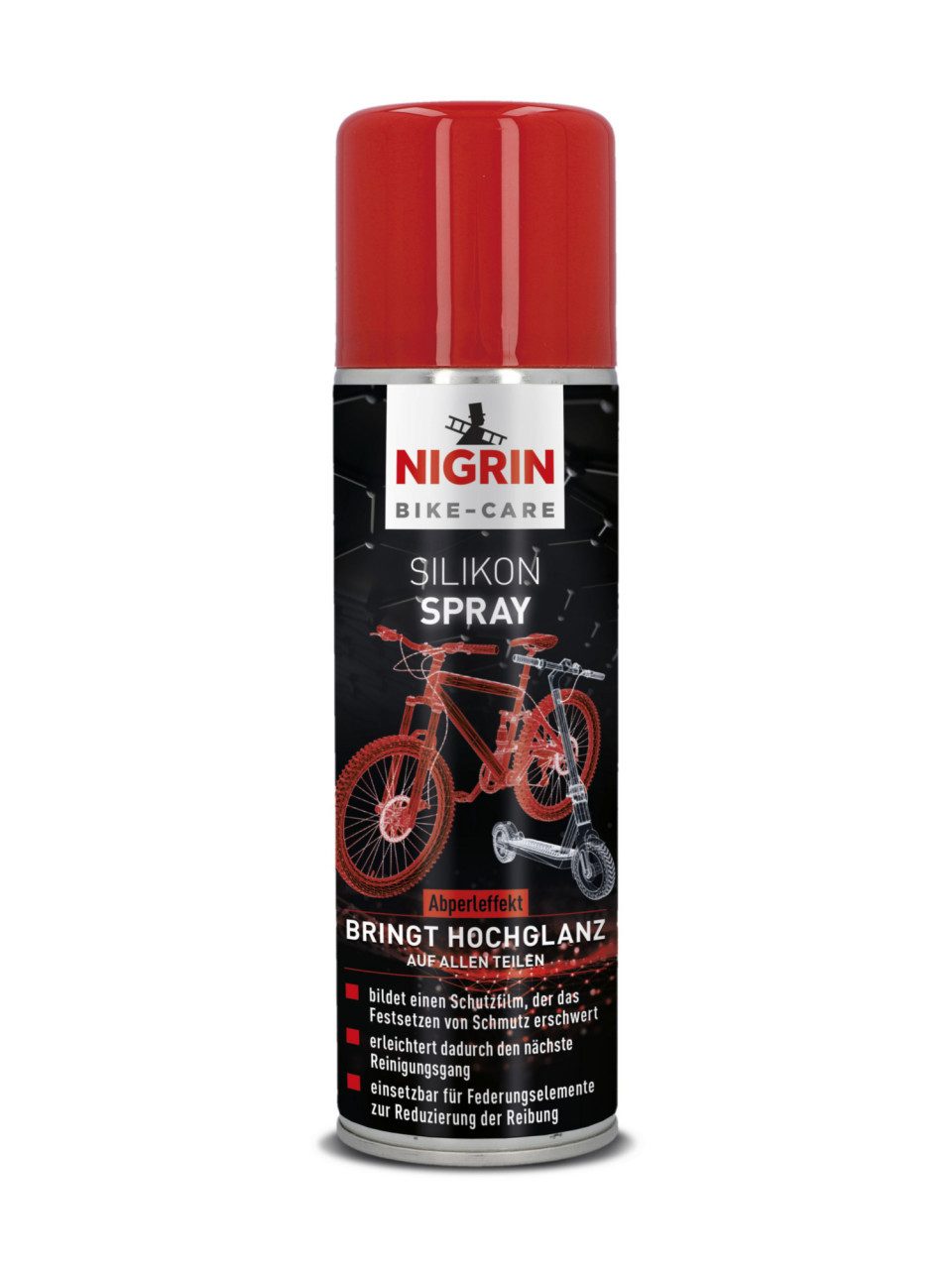 NIGRIN Nigrin Bike-Care Silikon-Spray Fahrrad 500 ml Grundreiniger