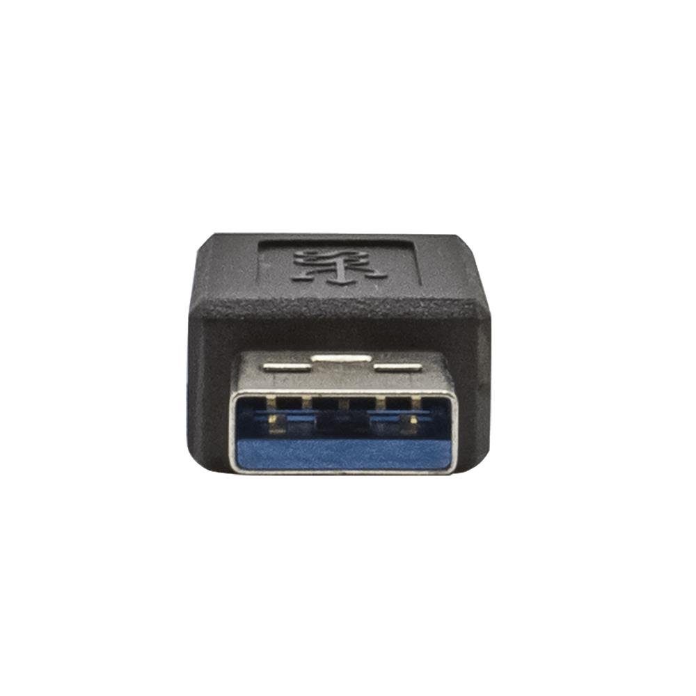 Manhattan USB-C Auf USB-A Adapter – Schwarz, USB 2.0, Bis Zu 3 A Ladestrom, 480 Mbit/s Datenübertragung | Ideal Für Laptops, PCs, Unterwegs