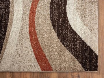 Hochflor-Teppich, TEPPIA, Höhe: 8 mm, Hochwertiger Teppich aus Polypropylen I Moderner Schlafzimmerteppich