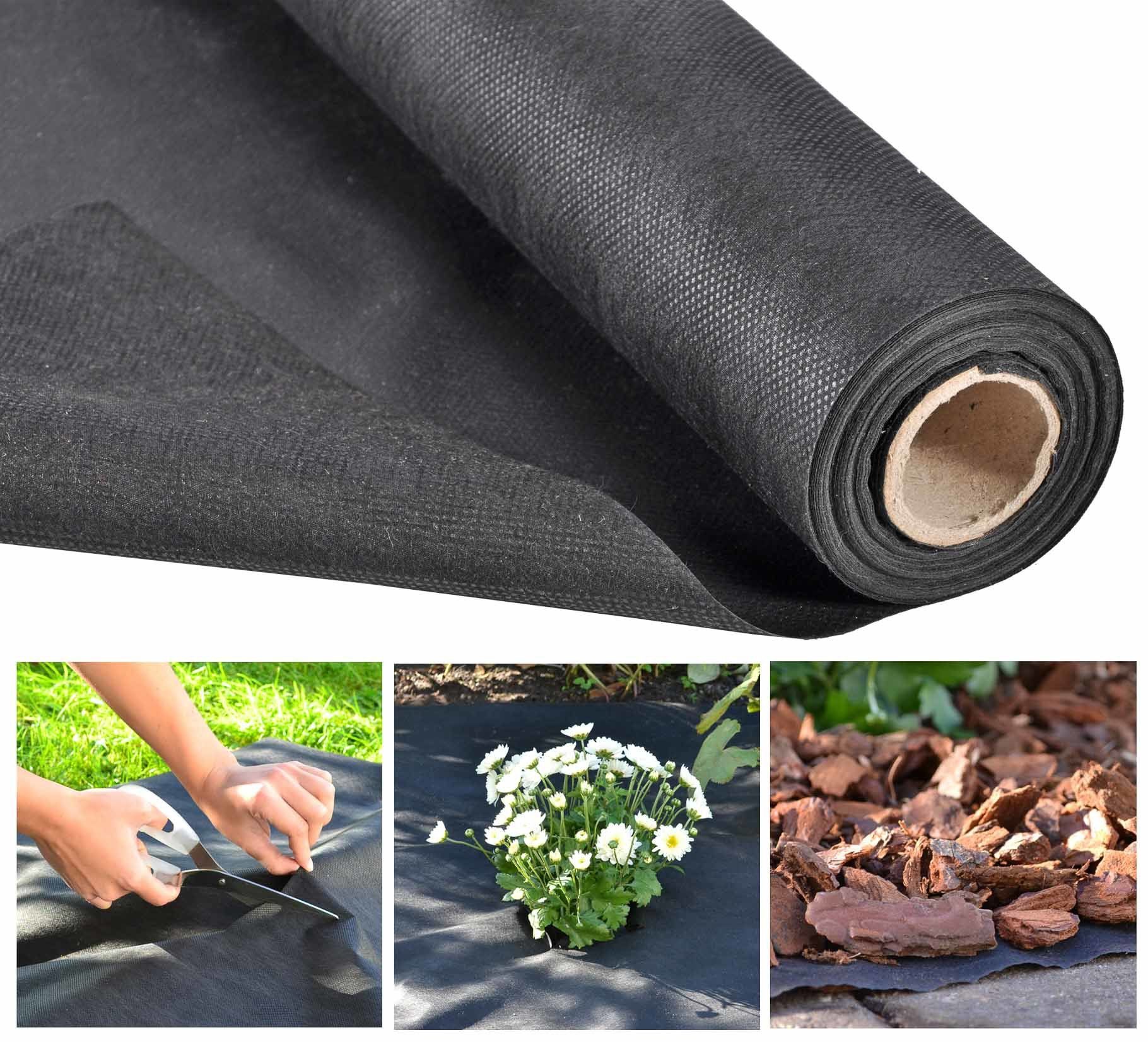 Haushalt International Gartenvlies Gartenvlies, schwarz Maße: ca. 0,9 x 15m, (1-St)
