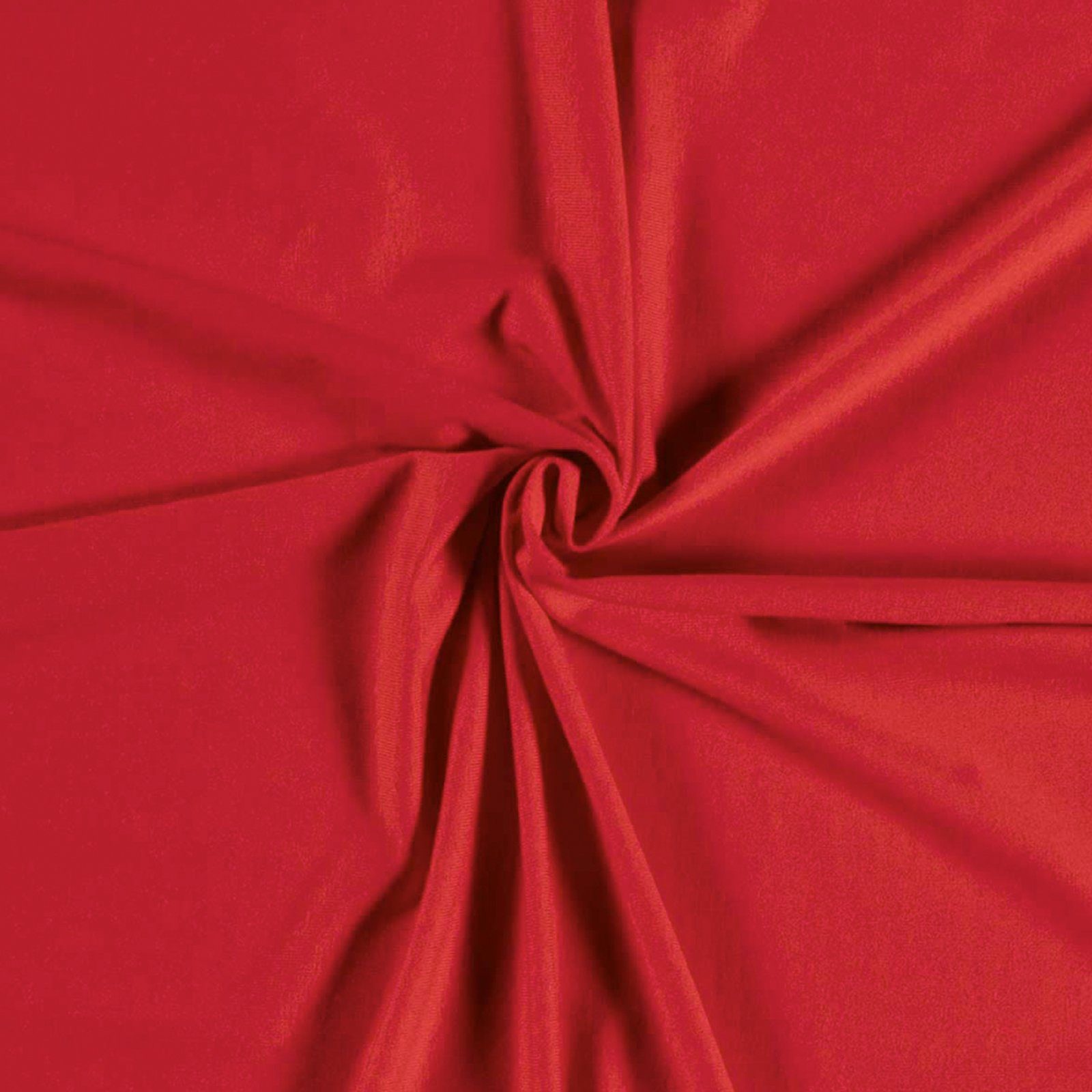 maDDma Stoff 0,5m hautfreundlicher Baumwoll-Jersey uni Meterware in tollen Farben, rot