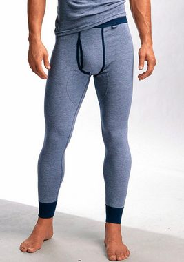 Clipper Exclusive Lange Unterhose (Packung, 2-St) modische Optik: Jeans meliert, tolle Qualität