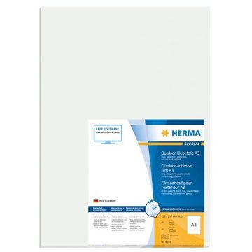 HERMA Etikett Outdoor-Etiketten A3 297x420 mm 40 Blätter Weiß