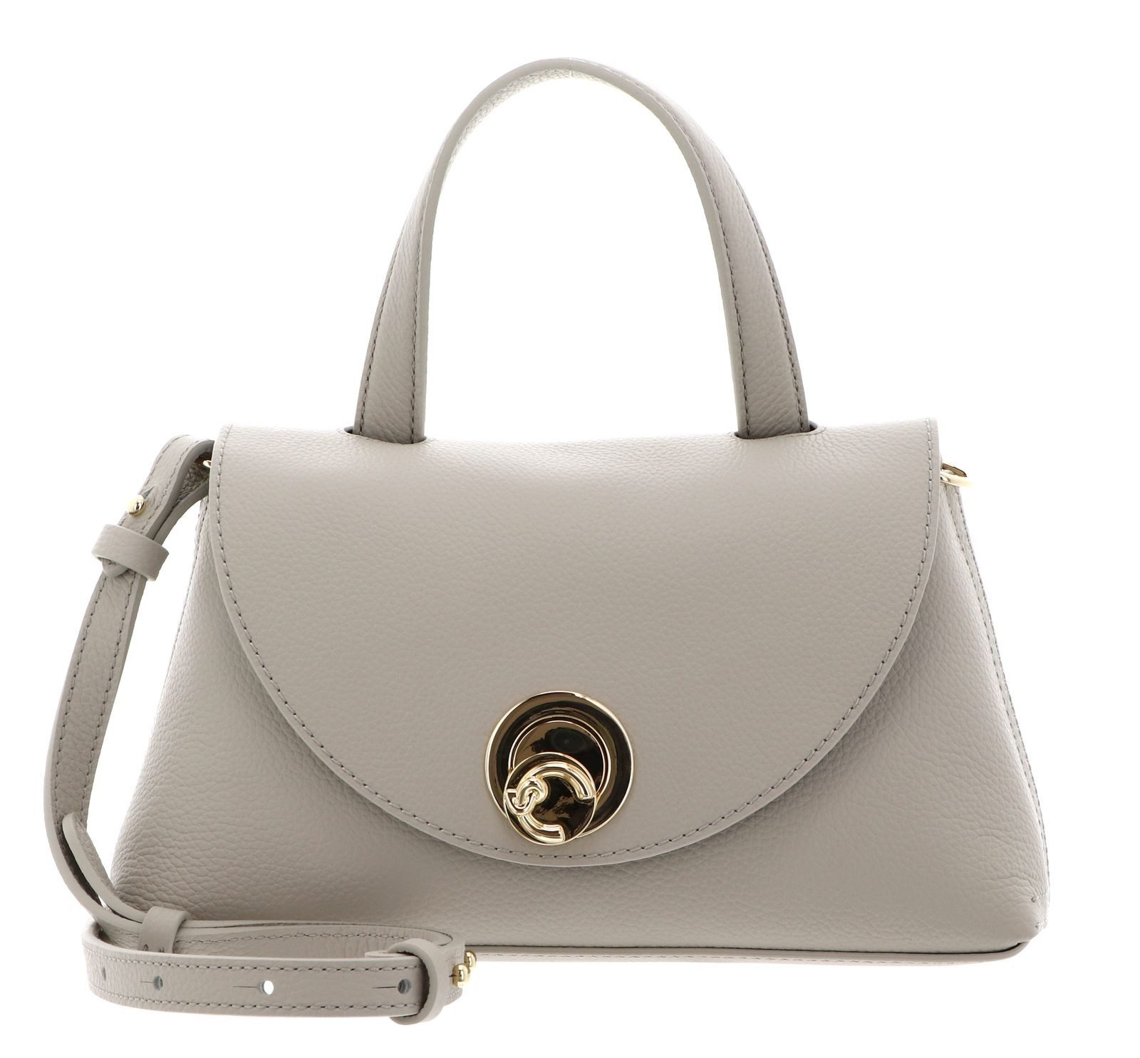 COCCINELLE Umhängetasche Handbag Double Grainy Leather, aus echtem Leder